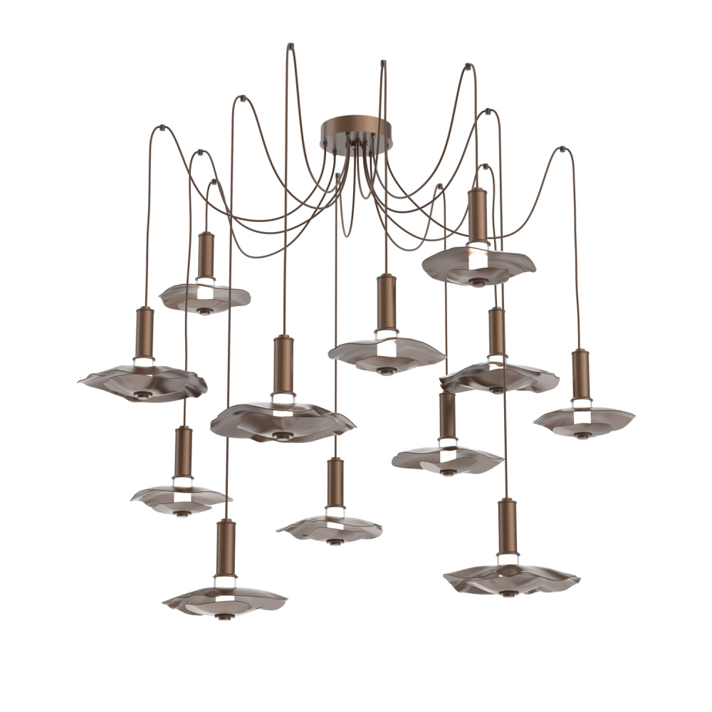 Cumulus Round 12pc Swag Multi-Pendant Chandelier