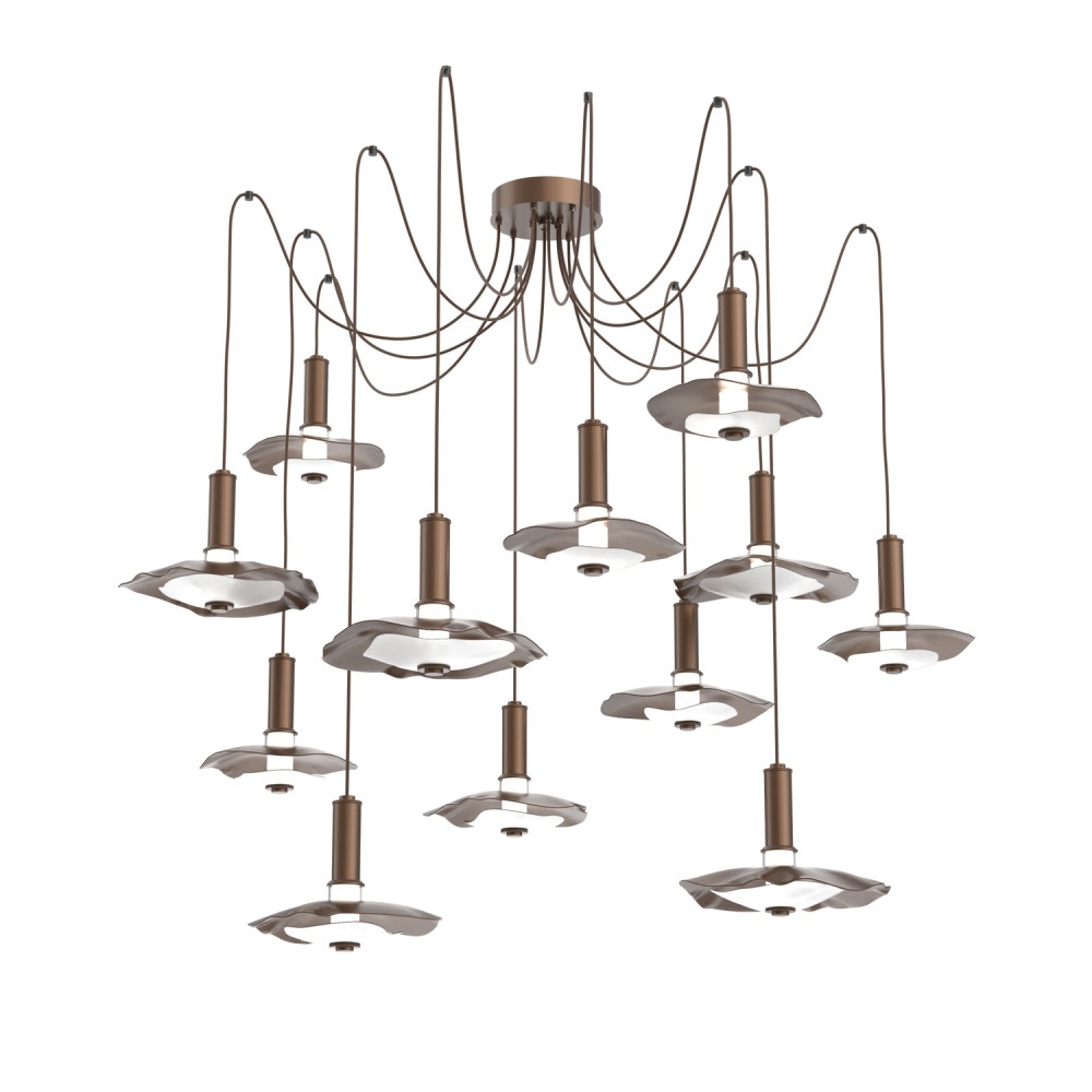 Cumulus Round 12pc Swag Multi-Pendant Chandelier