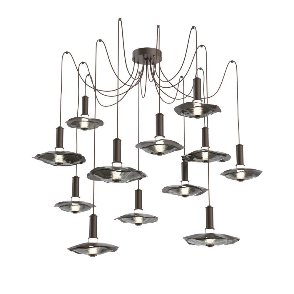 Cumulus Round 12pc Swag Multi-Pendant Chandelier