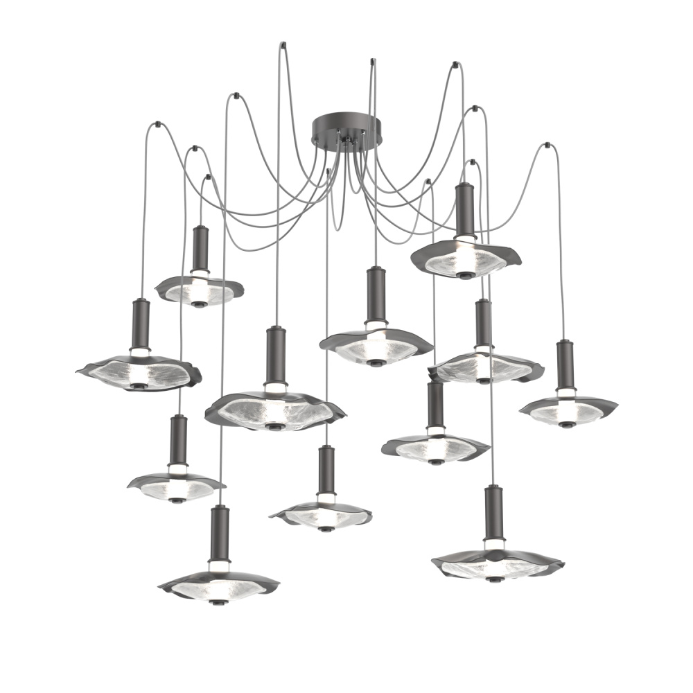 Cumulus Round 12pc Swag Multi-Pendant Chandelier