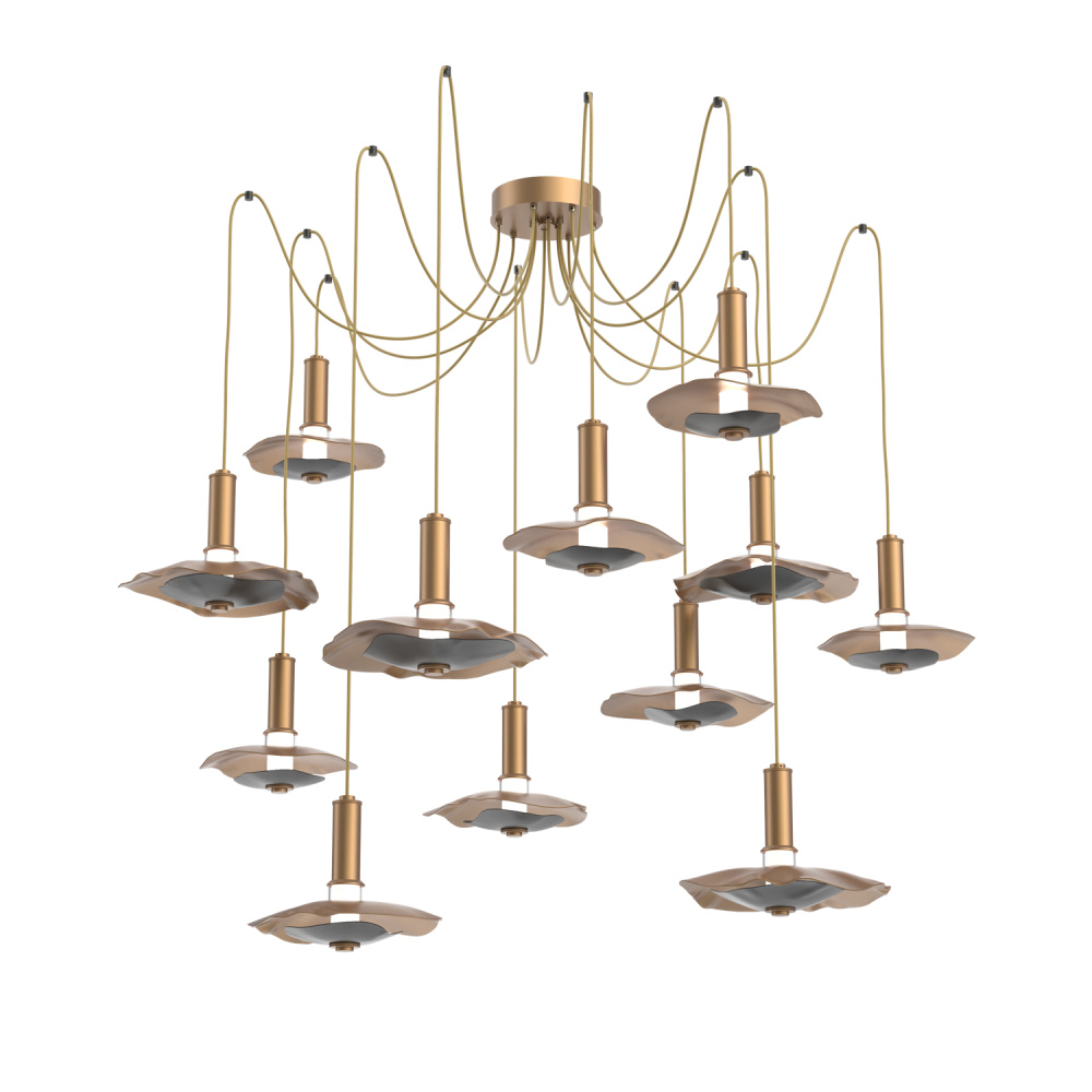 Cumulus Round 12pc Swag Multi-Pendant Chandelier