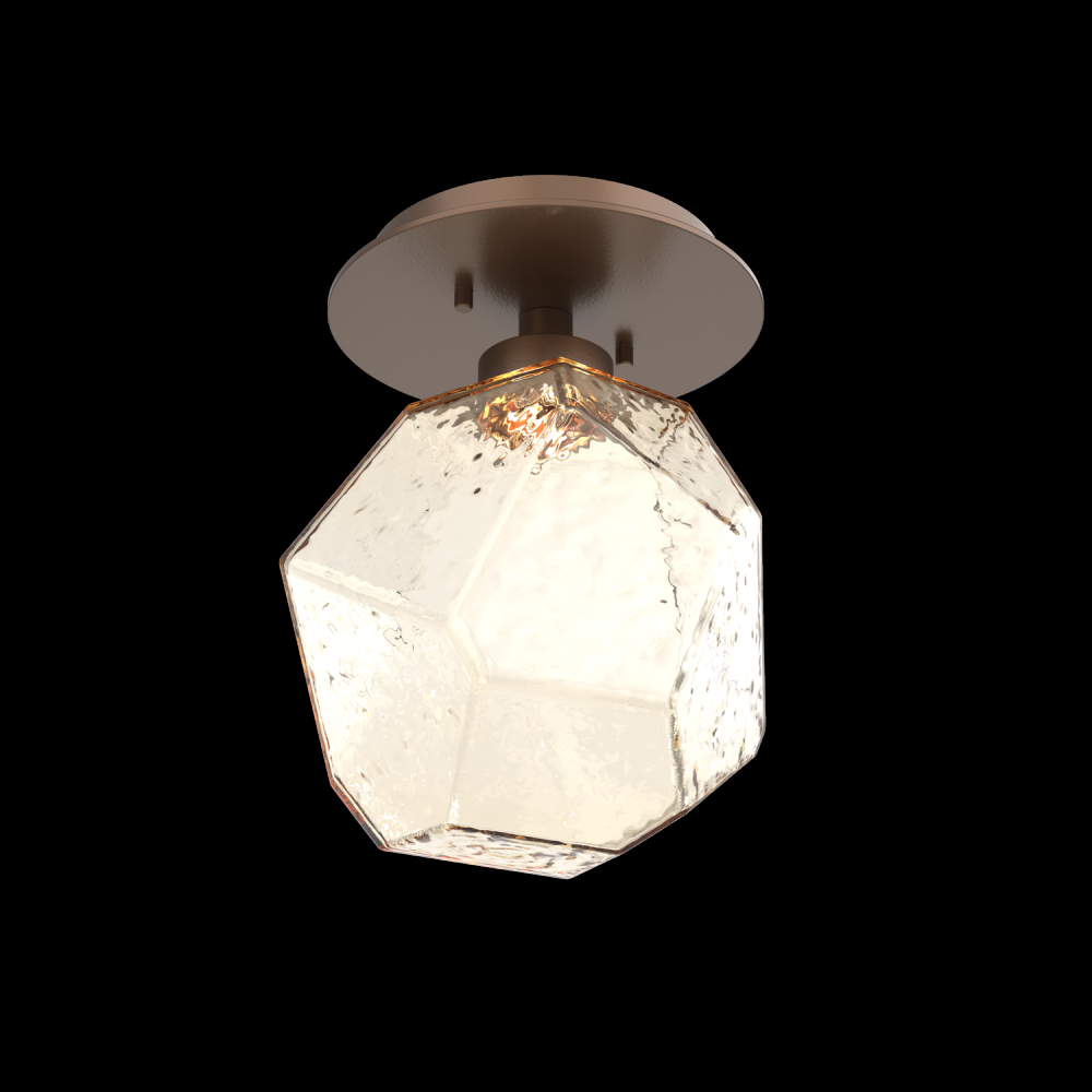 Single Glass Sconce & Flush Mount - Gem
