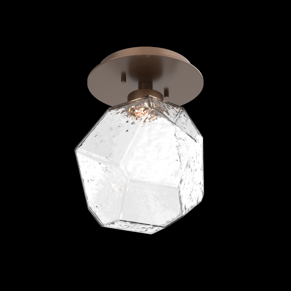 Single Glass Sconce & Flush Mount - Gem