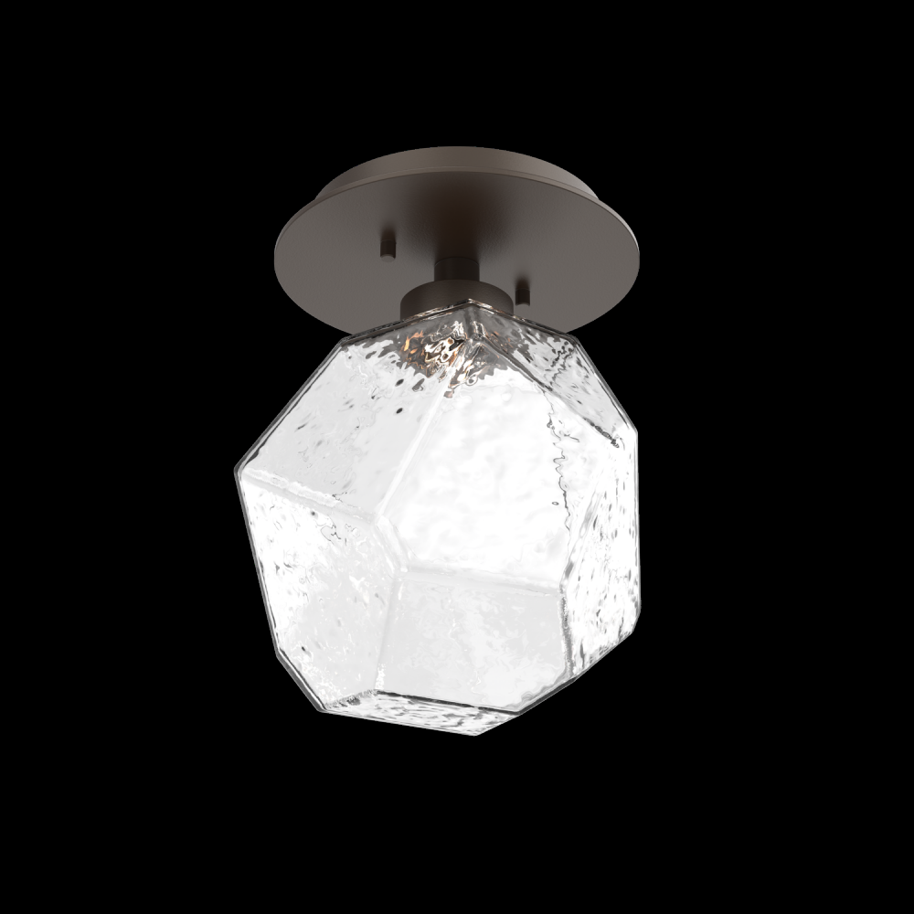 Single Glass Sconce & Flush Mount - Gem