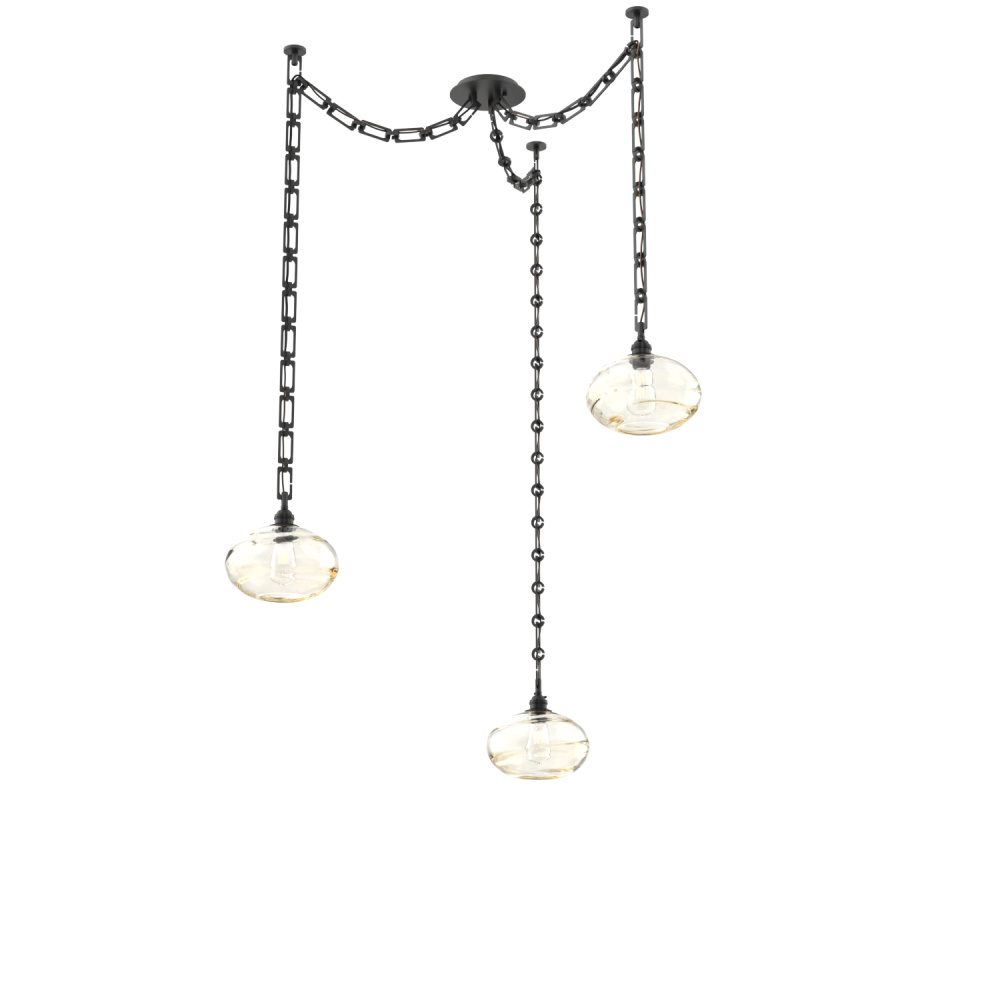 Coppa Multi Light Pendant Multi Port Canopy Matte Black