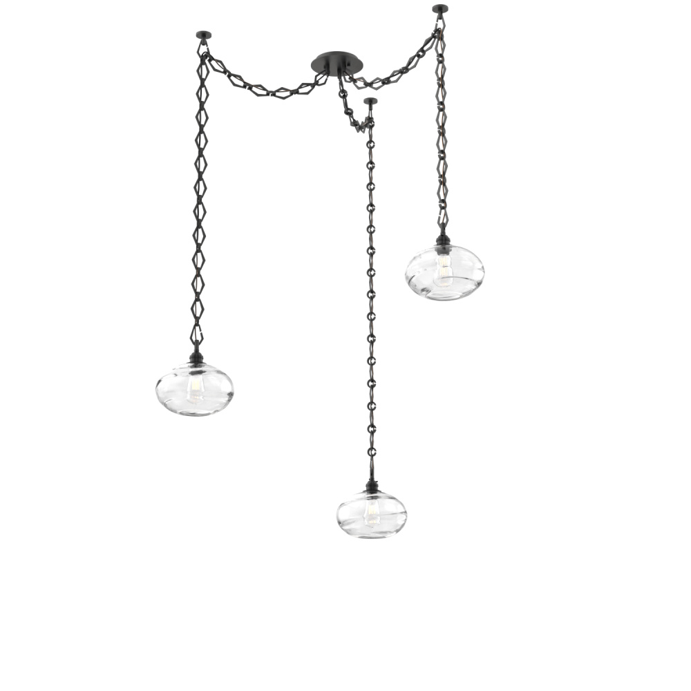 Coppa Multi Light Pendant Multi Port Canopy Matte Black