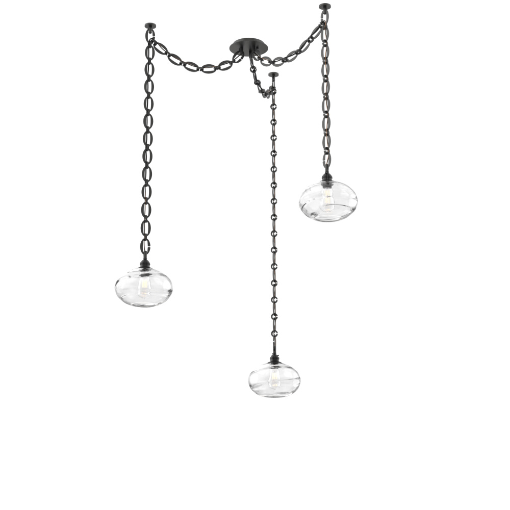 Coppa Multi Light Pendant Multi Port Canopy Matte Black