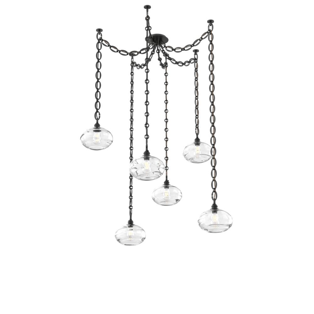 Coppa Multi Light Pendant Multi Port Canopy Matte Black