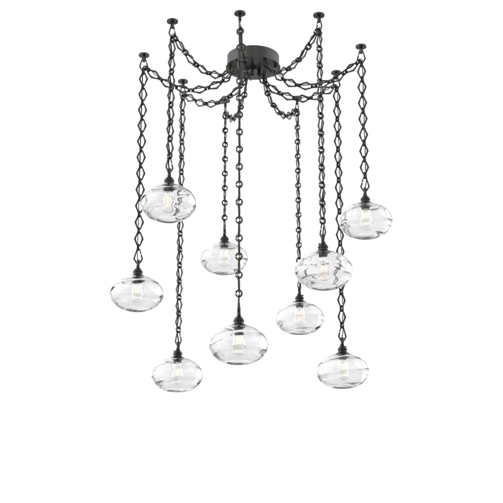 Coppa Multi Light Pendant Multi Port Canopy Matte Black
