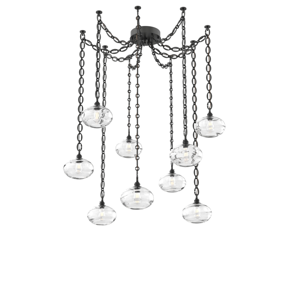 Coppa Multi Light Pendant Multi Port Canopy Matte Black