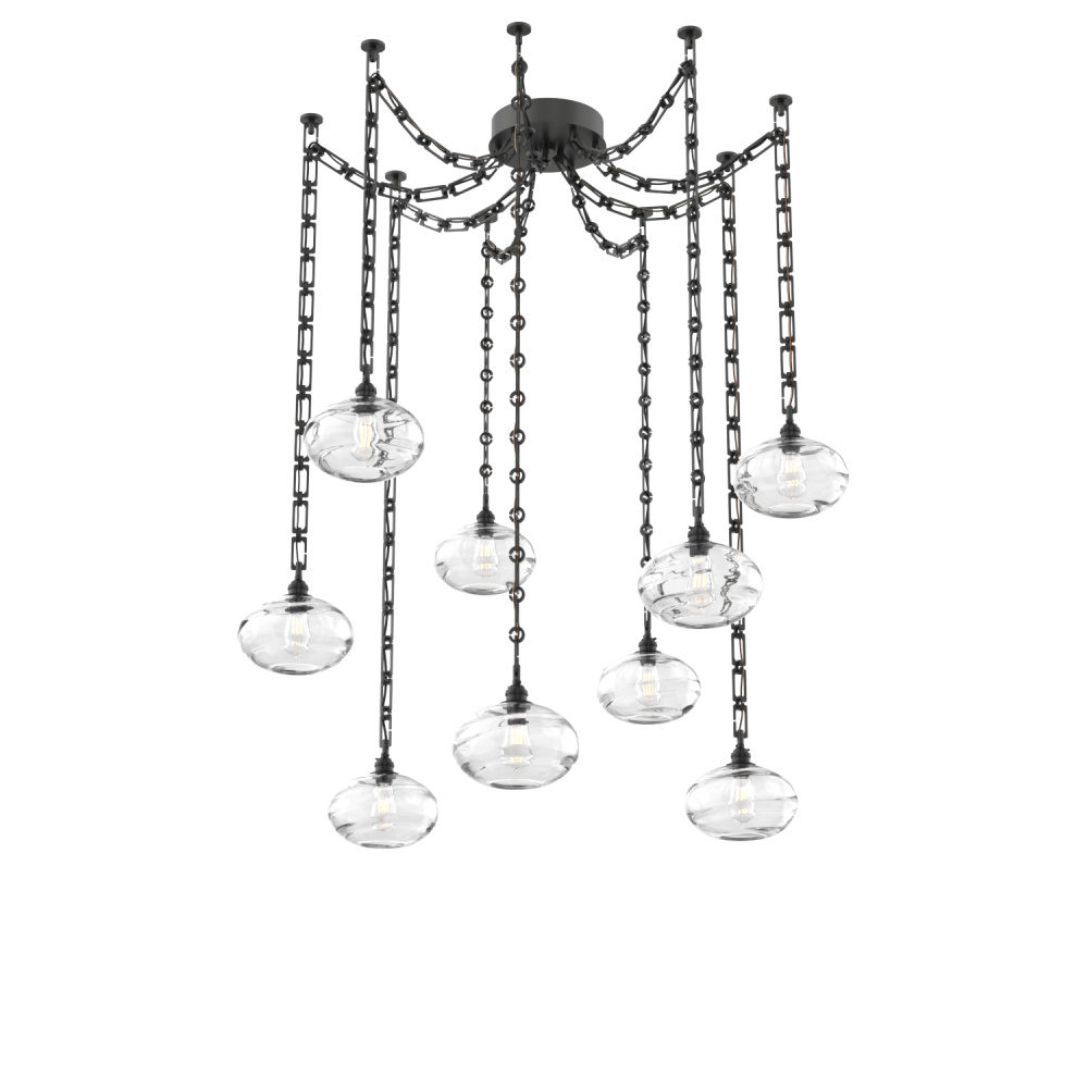 Coppa Multi Light Pendant Multi Port Canopy Matte Black