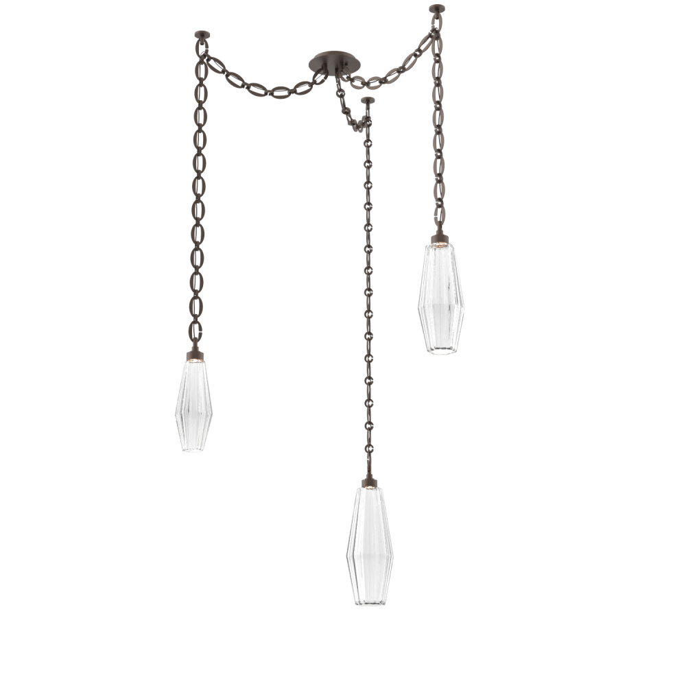 Aalto Multi Light Pendant Multi Port Canopy Flat Bronze