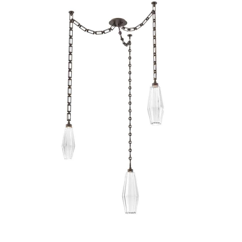 Aalto Multi Light Pendant Multi Port Canopy Flat Bronze