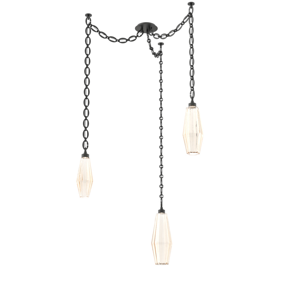 Aalto Multi Light Pendant Multi Port Canopy Matte Black