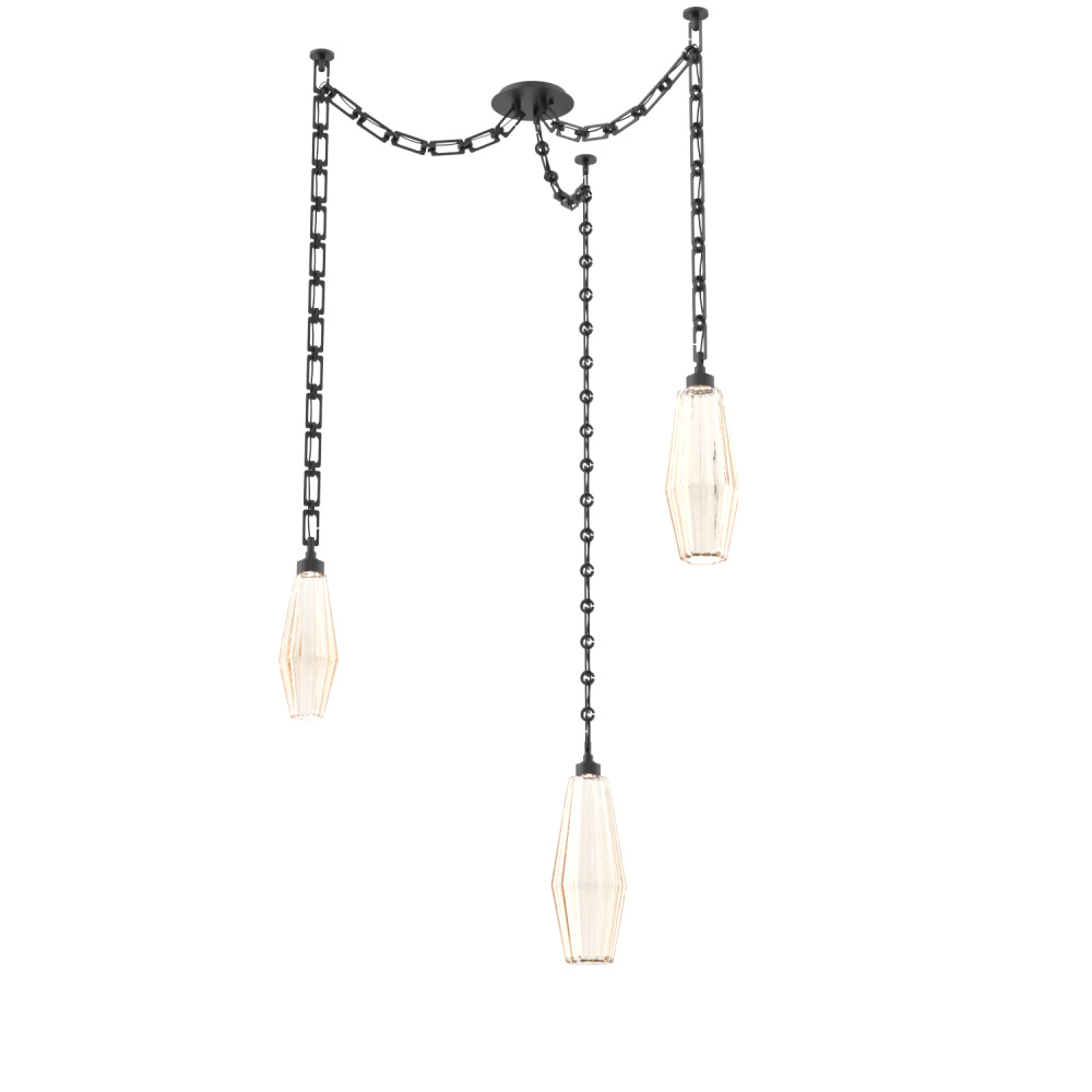 Aalto Multi Light Pendant Multi Port Canopy Matte Black