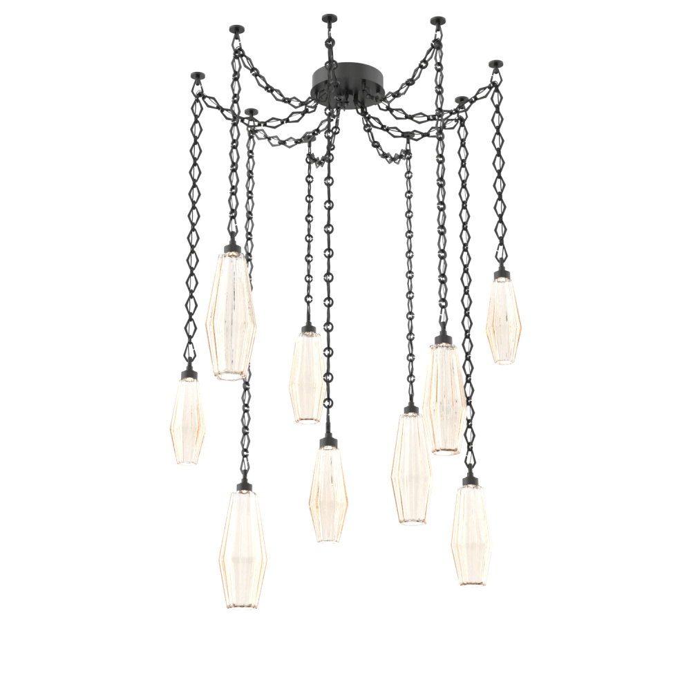 Aalto Multi Light Pendant Multi Port Canopy Matte Black