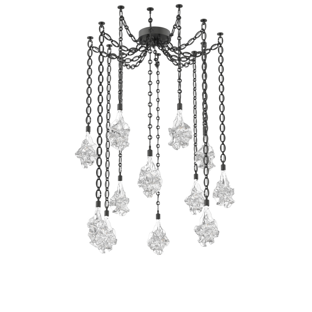 Blossom Multi Light Pendant Multi Port Canopy Matte Black