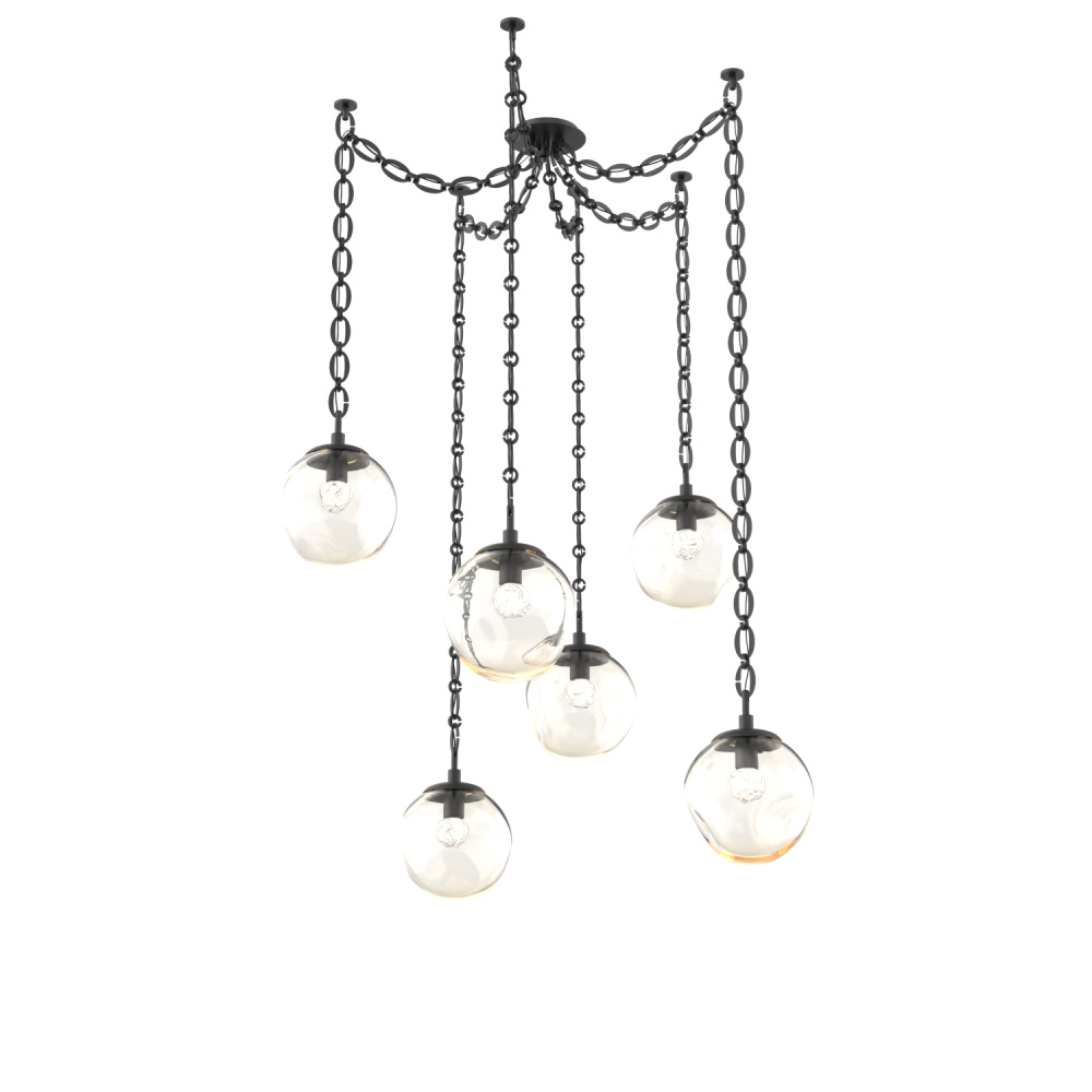 Aster LED Multi Light Pendant Multi Port Canopy Matte Black