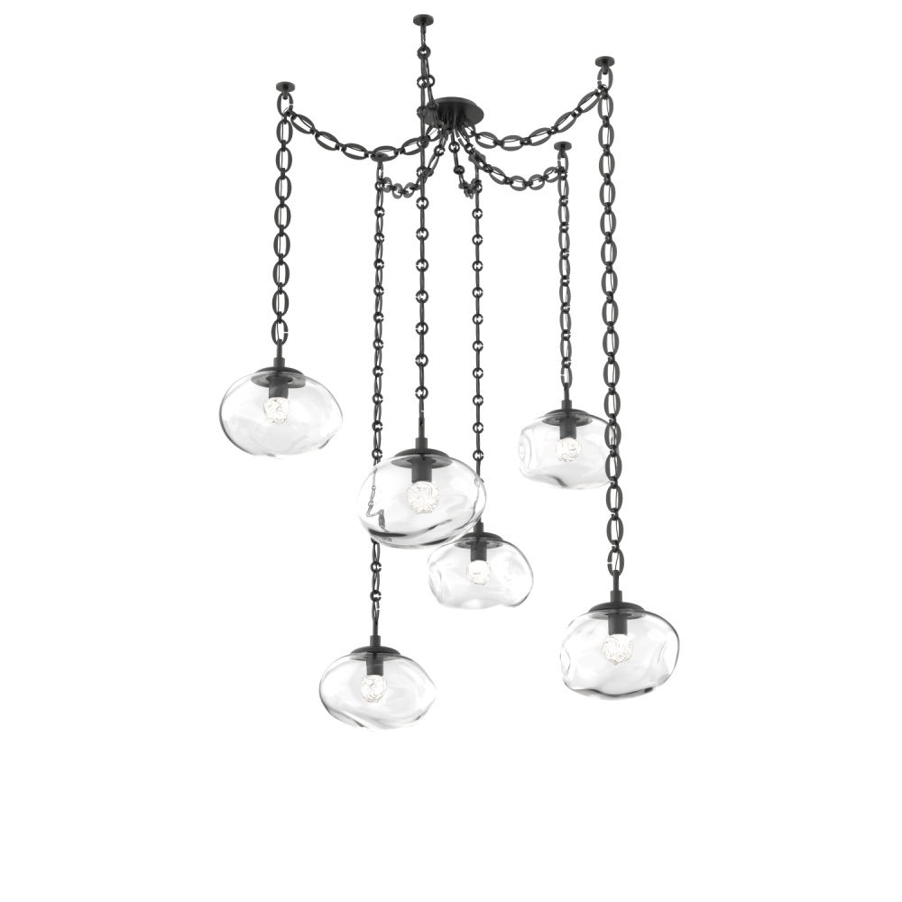 Nova LED Multi Light Pendant Matte Black