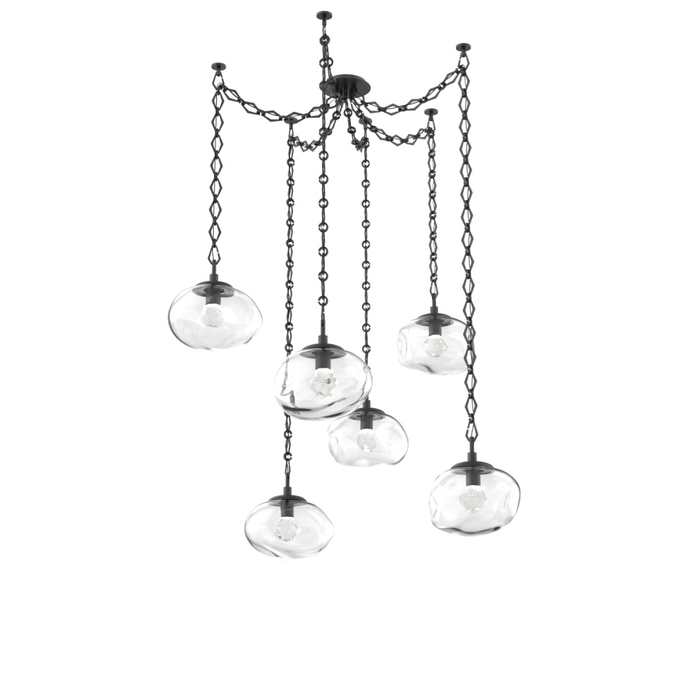 Nova LED Multi Light Pendant Matte Black