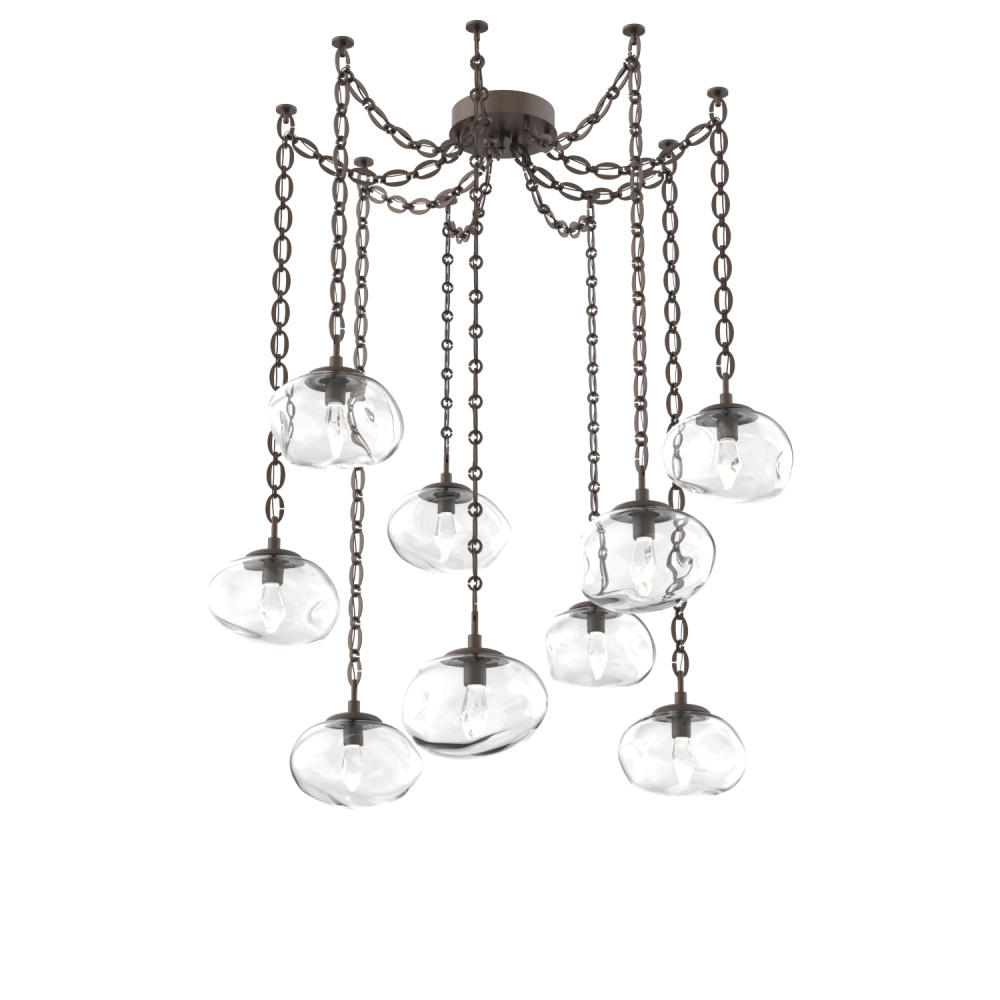 Nova LED Multi Light Pendant Flat Bronze