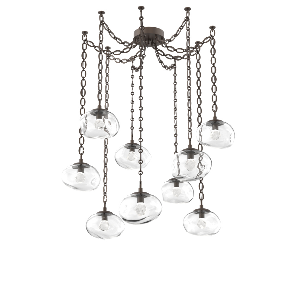 Nova LED Multi Light Pendant Flat Bronze