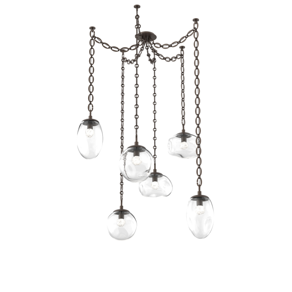 Cosmos LED Multi Light Pendant Flat Bronze