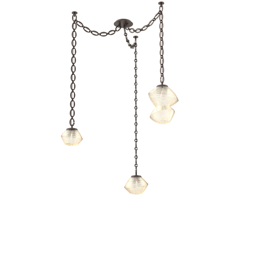 Mesa Multi Light Pendant Flat Bronze