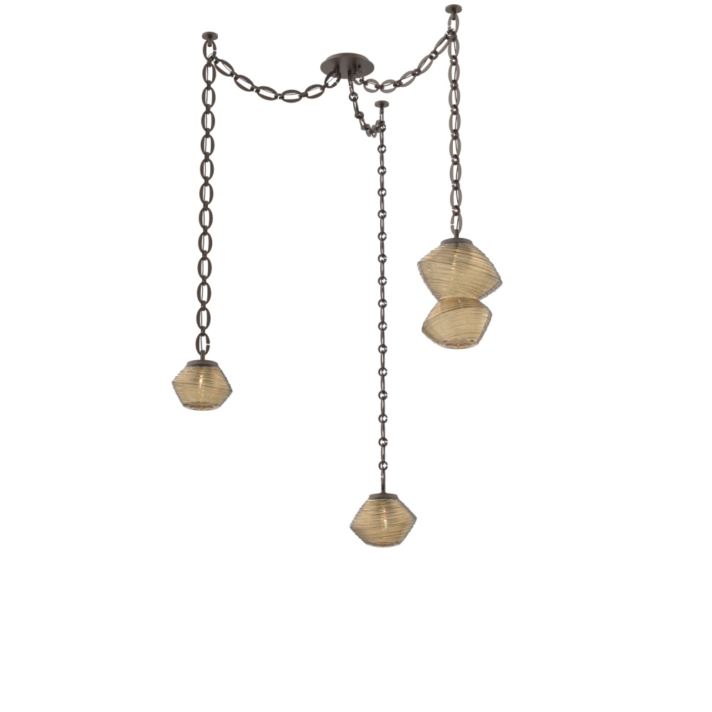 Mesa Multi Light Pendant Flat Bronze