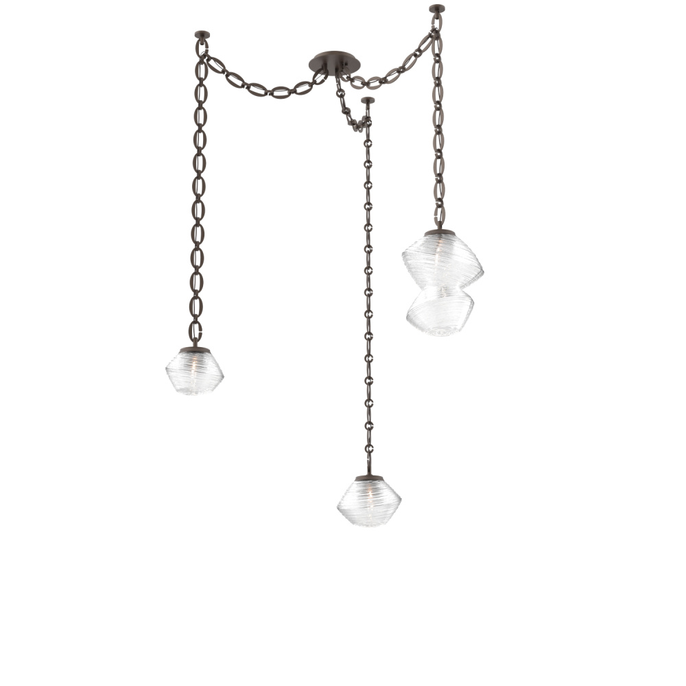 Mesa Multi Light Pendant Flat Bronze