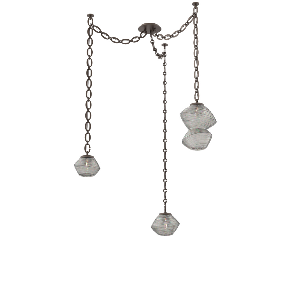 Mesa Multi Light Pendant Flat Bronze