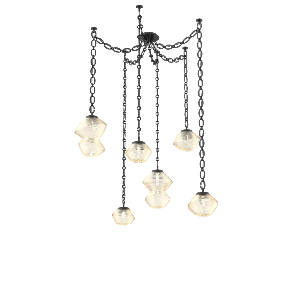 Mesa Multi Light Pendant Matte Black