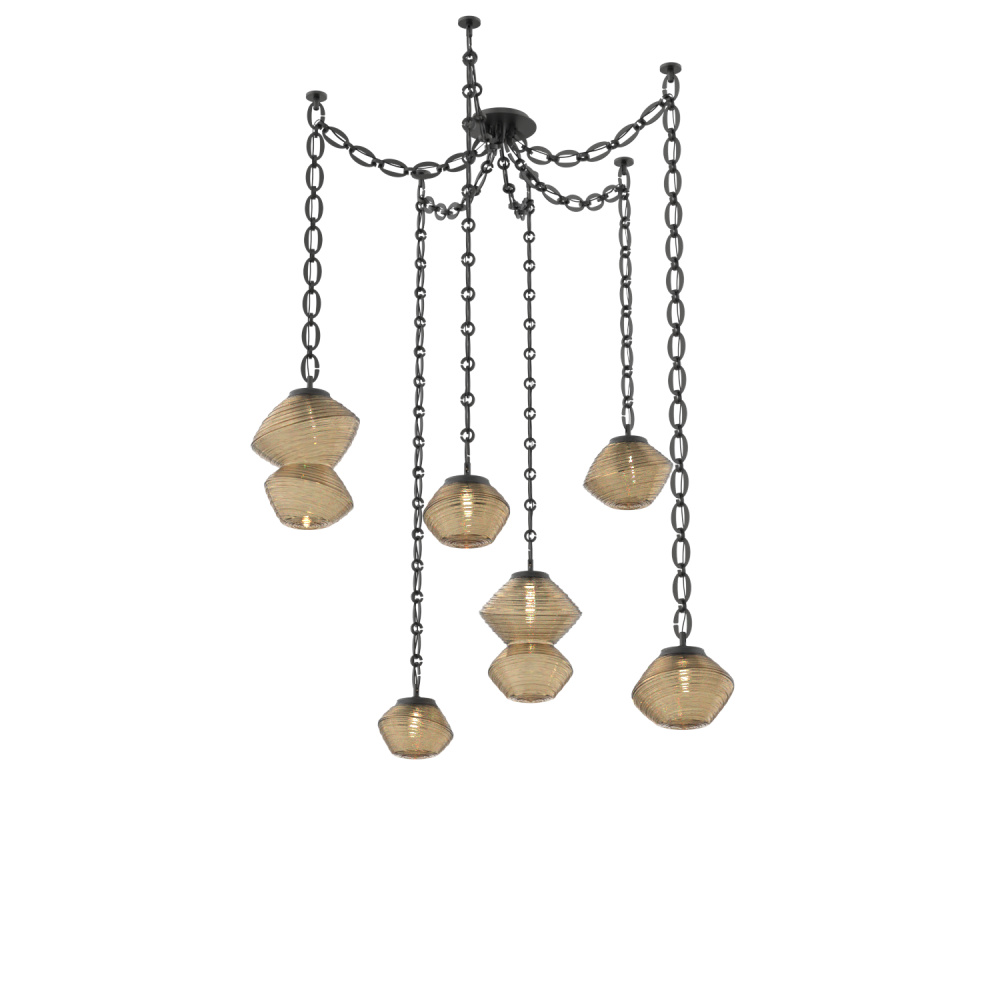 Mesa Multi Light Pendant Matte Black