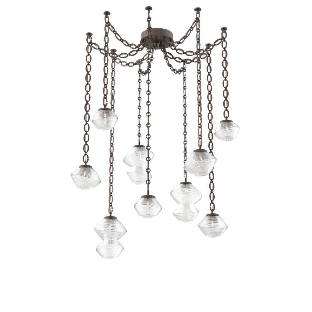Mesa Multi Light Pendant Flat Bronze