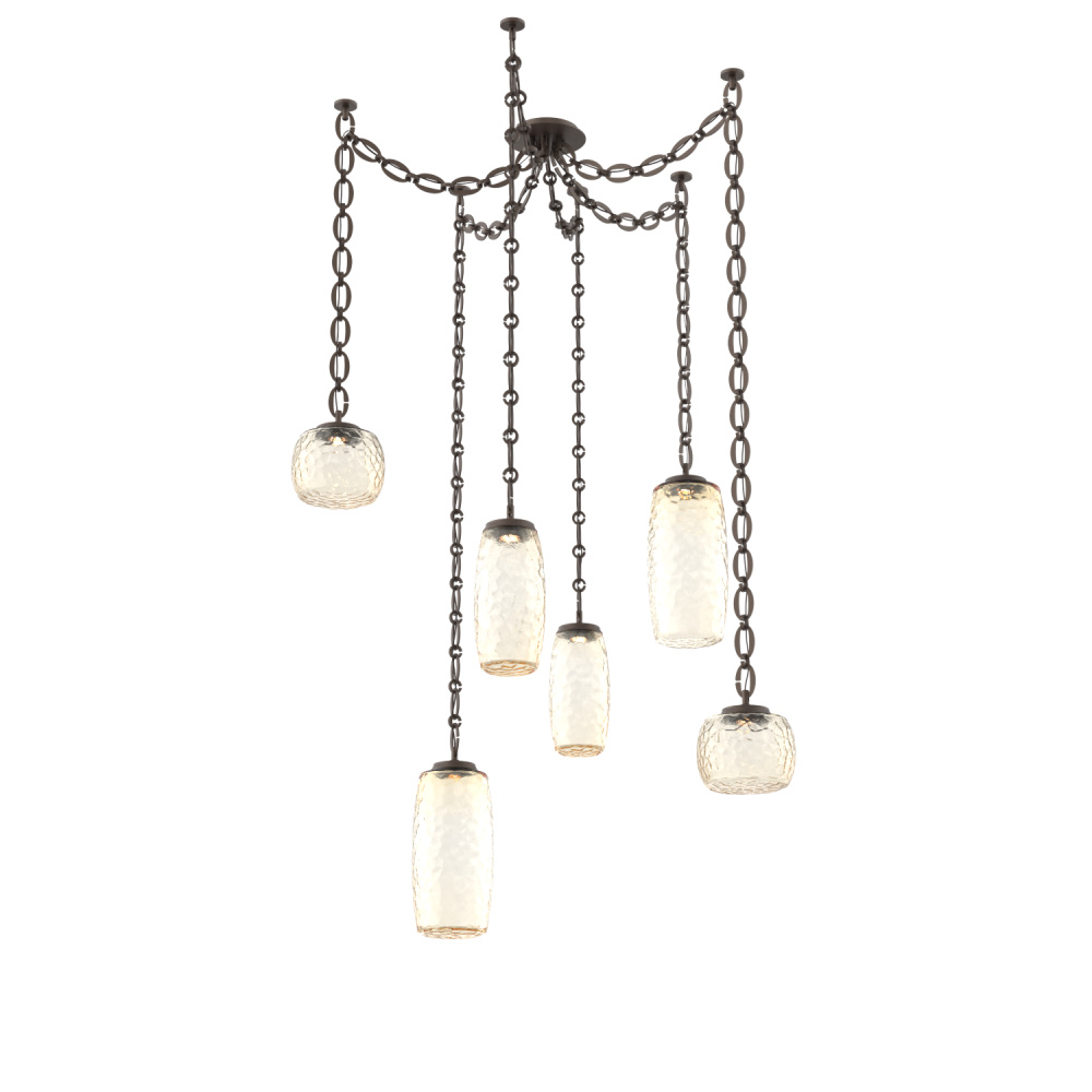 Vessel Multi Light Pendant Flat Bronze