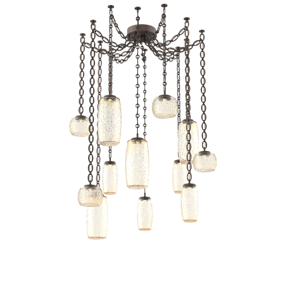 Vessel Multi Light Pendant Flat Bronze