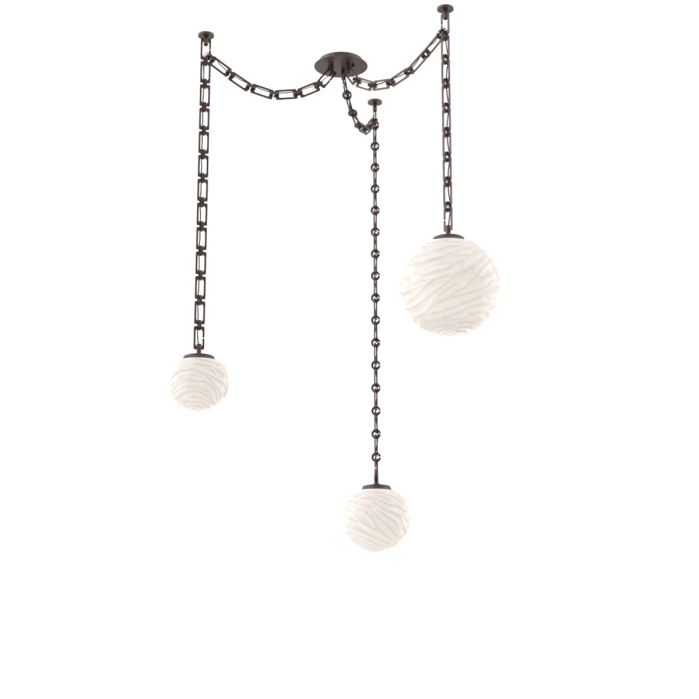 Gaia Multi Light Pendant Flat Bronze