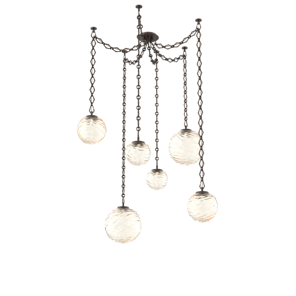 Gaia Multi Light Pendant Flat Bronze