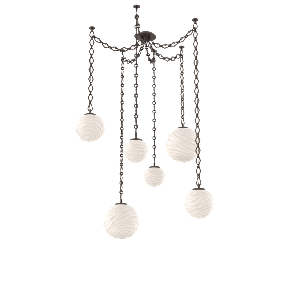Gaia Multi Light Pendant Flat Bronze
