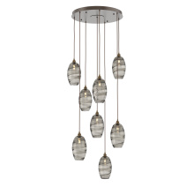 Hammerton CHB0035-08-FB-OS-C01-E2 - Ellisse Round 8pc Multi-Pendant