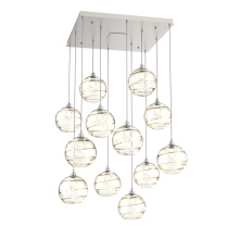 Hammerton CHB0047-12-BS-OA-C01-E2 - Terra Square 12pc Multi-Pendant