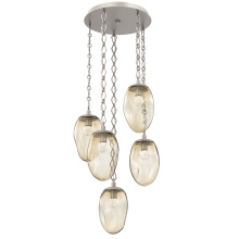 Hammerton CNB0067-05-BS-FA-CH1-L1 - Meteo Round 5pc Multi-Pendant with Chain (LED)