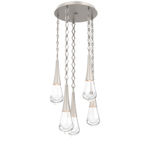 Hammerton CNB0078-05-BS-C-CH1-L1 - Raindrop Round 5pc Multi-Pendant with Chain