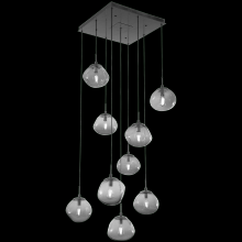 Hammerton CHB0064-09-BS-A-C01-E2 - Nova Square 9pc Multi-Pendant