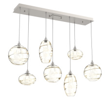 Hammerton PLB0048-07-BS-OA-C01-E2 - Misto Linear 7pc Multi-Pendant