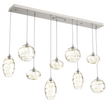 Hammerton PLB0048-09-BS-OA-C01-E2 - Misto Linear 9pc Multi-Pendant