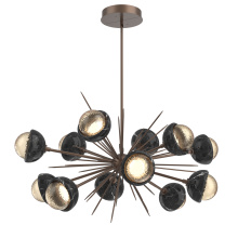 Hammerton PLB0093-0D-BB-A-001-L1-BM - Cabochon Chandelier Large Pendant Burnished Bronze