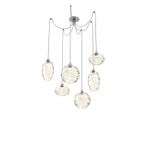 Hammerton SCB0048-06-BS-OA-C01-E2 - Misto Round 6pc Swag Multi-Pendant