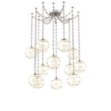 Hammerton SNB0047-12-BS-OA-CH1-E2 - Terra Multi Light Pendant Multi Port Canopy Beige Silver