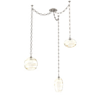 Hammerton SNB0048-03-BS-OA-CH1-E2 - Misto Multi Light Pendant Multi Port Canopy Beige Silver